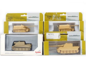 ROCO MINITANKS/HERPA 2x741170/741224 1:87 HO H0 SFL 5 Grille Sturmtiger Pzkw VI - Picture 1 of 1