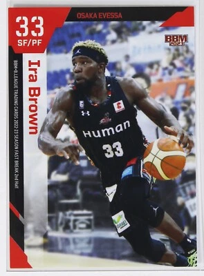 Ira Brown (OSAKA EVESSA)- 2023 B.LEAGUE Basketball Trading Card 2nd Half - Image 1 of 3