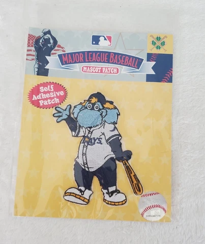 MLB Licensed Patch Baseball Mascot Tampa Bay Rays Logo Patch Self Adhesive Cover