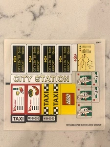 LEGO STICKER SHEET for 60050 Train Station, NEW & Genuine! - Picture 1 of 1