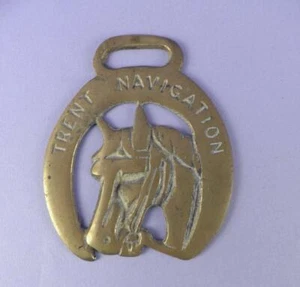 Trent Navigation Vintage Horse Brass - Picture 1 of 1