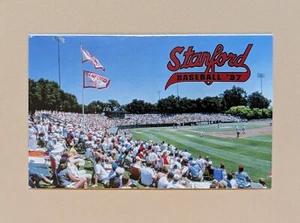 1997 Stanford Cardinal Baseball Pocket Schedule Pac 10 NCAA ⚾️⚾️ - Picture 1 of 2