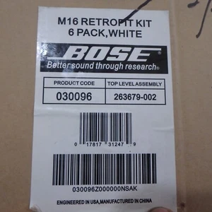 4 Ringe - Bose M16 FreeSpace Model 16 / DS 16F Lautsprecher Nachrüstset weiß - Bild 1 von 6