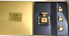 Joy By Jean Patou Paris Perfume EDP Spray 2,5 oz/75 ml NIOB 4 piezas Juego de regalo