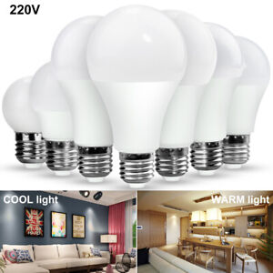 E27 Lamp Bulb 7W 9W 12W 15W 2700K/6500K Light Bulbs House Outdoor Porch Lighting