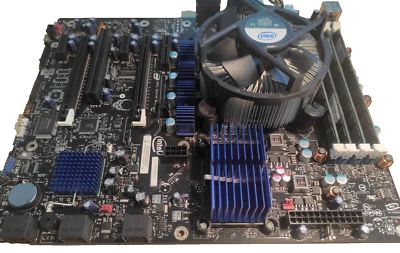 Intel Desktop Board DX58SO Core i7 CPU 950 3,0GHz 8GB Kingston KVR1066D3N7k2/4G - Bild 1 von 4