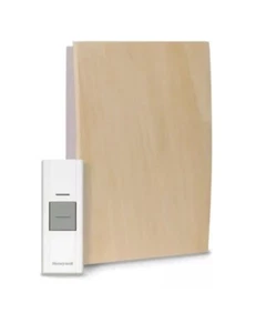 Honeywell RCWL3505A Decor Customizable Wood Wireless Door Chime and Push Button - Picture 1 of 7