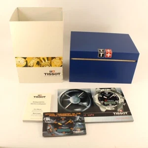 GENUINE TISSOT WATCH BOX BLUE T-TOUCH - Picture 1 of 7