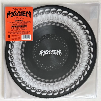 LADY GAGA * MAYHEM * EXCLUSIVE LIMITED 2x ZOETROPE PICTURE DISC VINYL * BN & OOP - Image 1 of 4