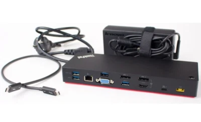 Lenovo ThinkPad Thunderbolt 3 Dock 40AC Dockingstation inkl. 135W Netzteil USB-C - Bild 1 von 4