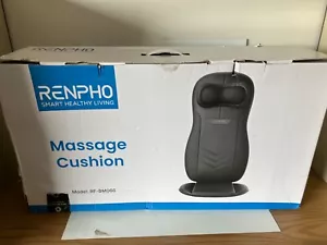 renpho back massage cushion, memory foam, heated, height adjust, shiatsu - Picture 1 of 2