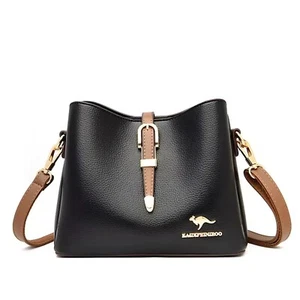 Leather Bucket Bag For Women Small Bucket Purse For Women Messenger Hobo Bags - Picture 1 of 13