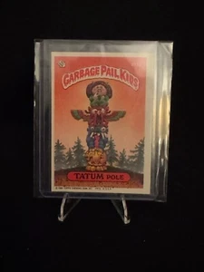 1986 Topps Garbage Pail Kids GPK Series 3 Tatum Pole 107b Card Sticker See Scans - Picture 1 of 3