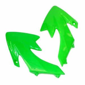 GREEN Plastic Front Tank Side Guard Fender Fairing CRF50 STYLE PIT PRO Dirt Bike - Picture 1 of 5