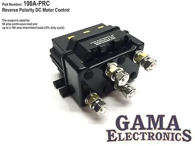 GAMA ELECTRONICS 100 Amp Reverse Polarity DC Motor Control - 100A-PRC