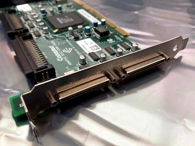 Adaptec ASC-39160 (DELL SG-0W2414) Dual-Channel Ultra160 PCI SCSI Adapter Card - Image 1 of 4