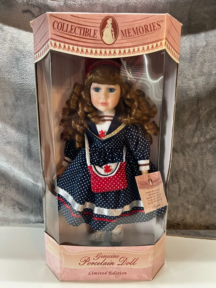 Collectible Memories Limited Collector's Edition Porcelain Doll Suzanne NIB - Image 1 of 4