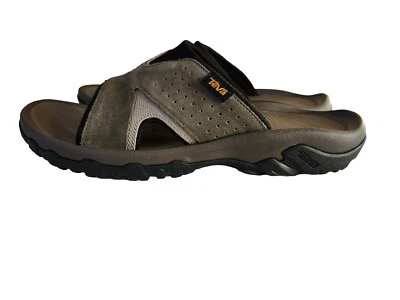 Мужские сандалии Teva размер 12 серые замшевые Katavi 2 шлепанцы обувь для активного отдыха приключений - Изображение 1 из 4