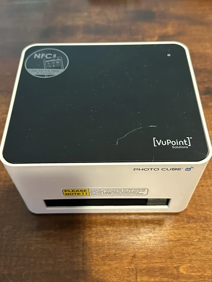 VuPoint Photo Cube Wireless Smart Photo Printer. READ DESCRIPTION BEFORE BUYING! - Image 1 of 4