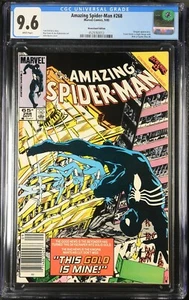 AMAZING SPIDER-MAN #268 - NEWSSTAND  CGC 9.6  John Byrne Cover Marvel 9/85 - Picture 1 of 2