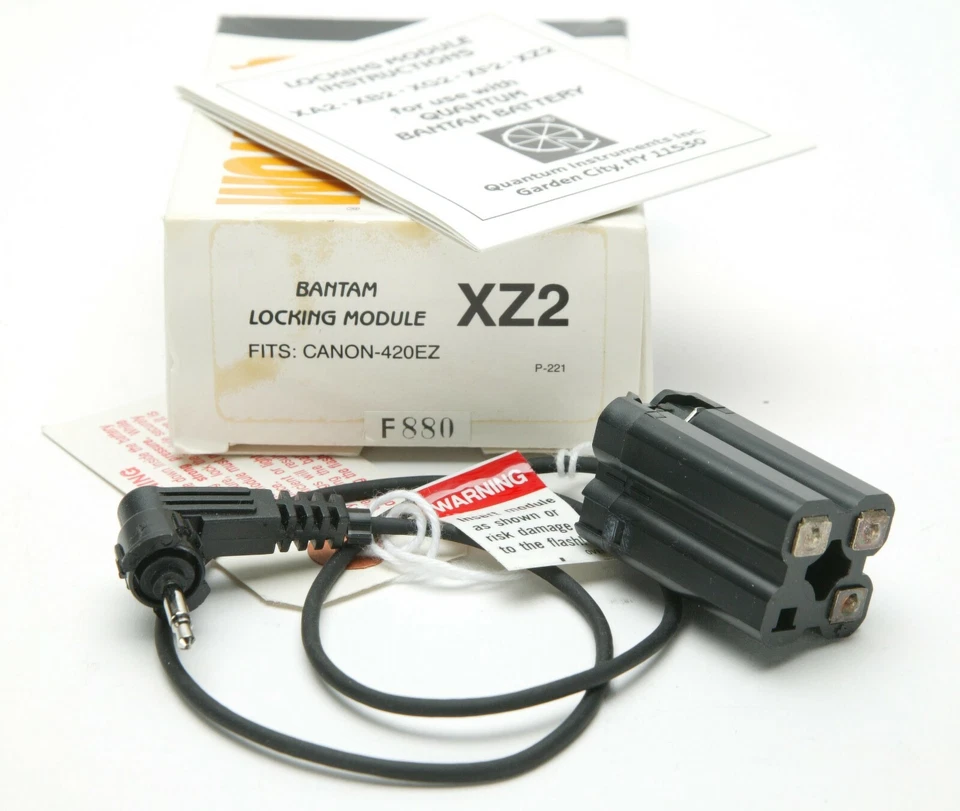 Quantum Bantam Locking Module XZ2 For Canon, Nikon, Sony, Olympus Flash W/4 Batt - Image 1 of 1