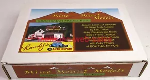 Mine Mount Modelle ~0004 ~ HO ~ Randy's Autoreparatur ~ Laser Cut Kit ~ Tichy Fenster - Bild 1 von 1