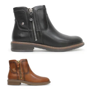 Pikolinos Womens Boots Aldaya W8J-8747 Comfort Zip Ankle Leather - Picture 1 of 9