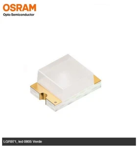 LG R971 CHIPLED® 0805 SMD LED GRÜN, grün, farblos diffus (= 100 STÜCK ) - Bild 1 von 4