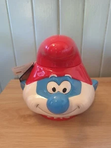 Papa Smurf Cookie Jar 2013 Peyo Licensed with Original Tag Smurf Collectable - Picture 1 of 3