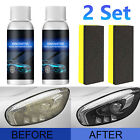 Car Headlight Restoration Set Fluid Repair Kit Plastic Light Fast Polish Cleaner