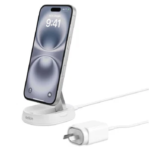 Belkin BoostCharge Pro Convertable Magnetic Wireless Charging Stand with Qi2 15W - Picture 1 of 1