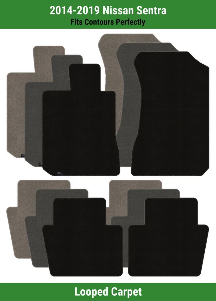Lloyd Classic Loop Front & Rear Row Carpet Mats for 2014-2019 Nissan Sentra  - Image 1 of 4