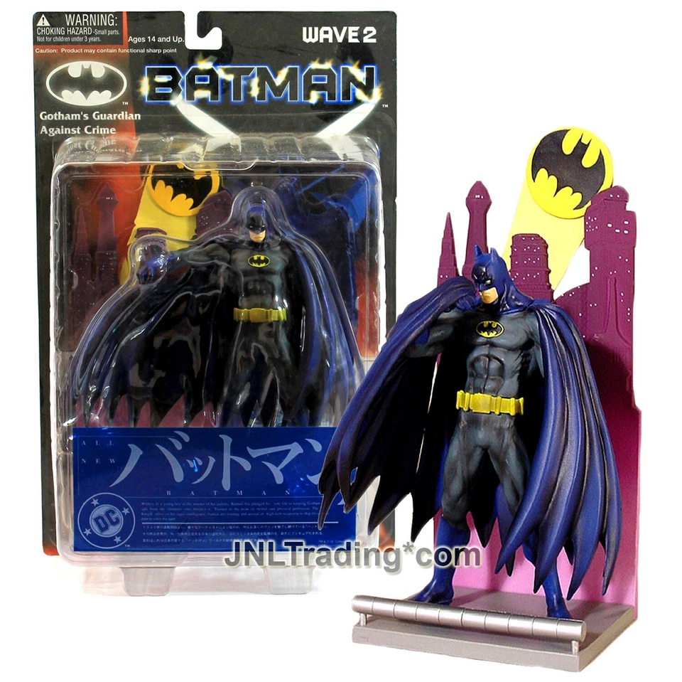 Figura Batman de 6 pulgadas Yamato DC Wave 2 Gotham's Guardian Against Crime con base Foto 1 de 1
