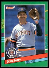 1991 Donruss Dan Petry Detroit Tigers #675