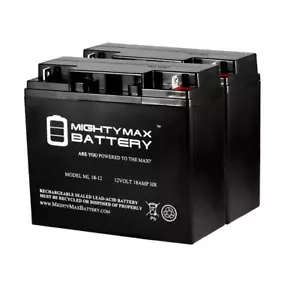 ML18-12 - 12V 18AH New SLA AGM Battery for Yardworks Electric Lawn Mower - Picture 1 of 11