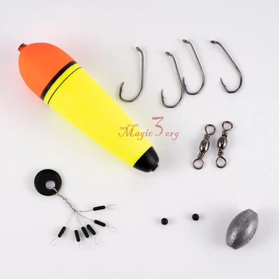 30g Mackerel Fishing Float Set for Sea Cod or Predatory Fishing Hooks Swivel - Image 1 of 4