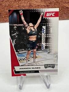 2021 PANINI CHRONICLES UFC  PLAYOFF Pink Parallel AMANDA NUNES NO. 64 - Picture 1 of 2