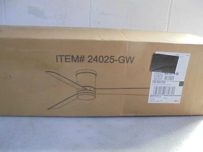 Breezary Sawyer III 52 in. Integrated LED Indoor White-Blade Gold Ceiling Fan - Image 1 of 4