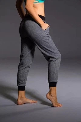 Nuevo con etiquetas Pantalones deportivos Onzie para mujer Pantalones de yoga Negros Gris jaspeado Multicolor S/M Foto 1 de 4
