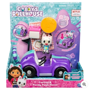 Gabby’s Dollhouse Carlita & Pandy Paws Picnic Set - Picture 1 of 24