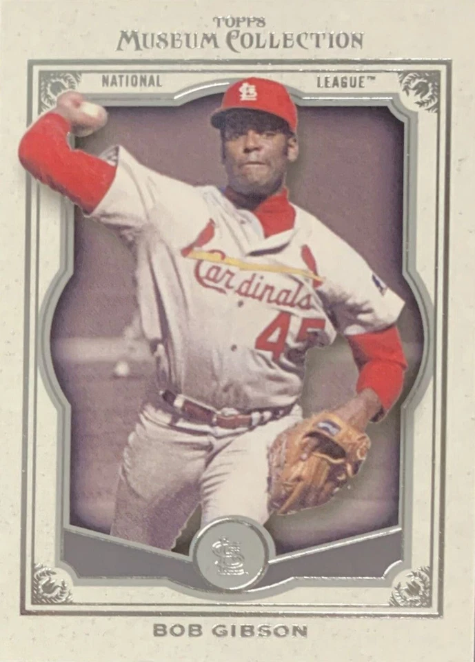 2013 Topps Museum Collection #5 Bob Gibson - St. Louis Cardinals - Image 1 of 1