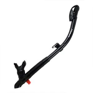 Promate SK890 Goby Scuba Diving Ultra Dry Snorkel Signal Whistle Black Silicone - Picture 1 of 2
