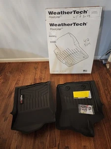 2016-2017 Toyota Tacoma WeatherTech FloorLiner Mat Set 1st Row Black - Picture 1 of 9