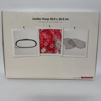 Bernina Jumbo Hoop 40.0 x 26.0 cm - Extra Large Embroidery Hoop NEW! - Image 1 of 4