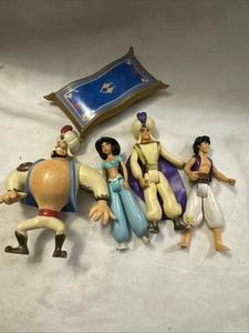 Vintage Mattel Disney Aladdin PARADE LEADER GENIE, Jasmine, Aladdin 5" Figuren 1993 - Bild 1 von 14