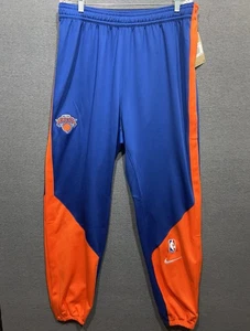 Nike New York Knicks NBA Pregame Warmup Button Hose Blau Herren Größe 2XL Tall - Bild 1 von 14