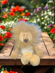 Gund Kids Magnatudes Jarrell Lion Soft Plush Toy 7" - Magnetic Feet And Hands - Picture 1 of 4