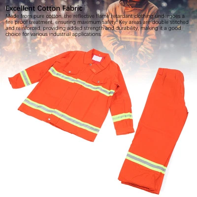 Traje de seguridad ignífugo tipo 97 reflectante aislamiento térmico ropa de trabajo. Foto 1 de 4
