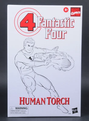 2021 Hasbro Marvel Legends Fantastic Four Retro Johnny Storm Human Torch Pulse - image 1 of 3