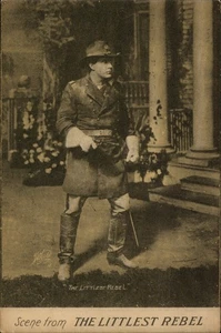 Chicago Opera House The Littlest Rebel Postcard A.H. Woods Advertising - Picture 1 of 2